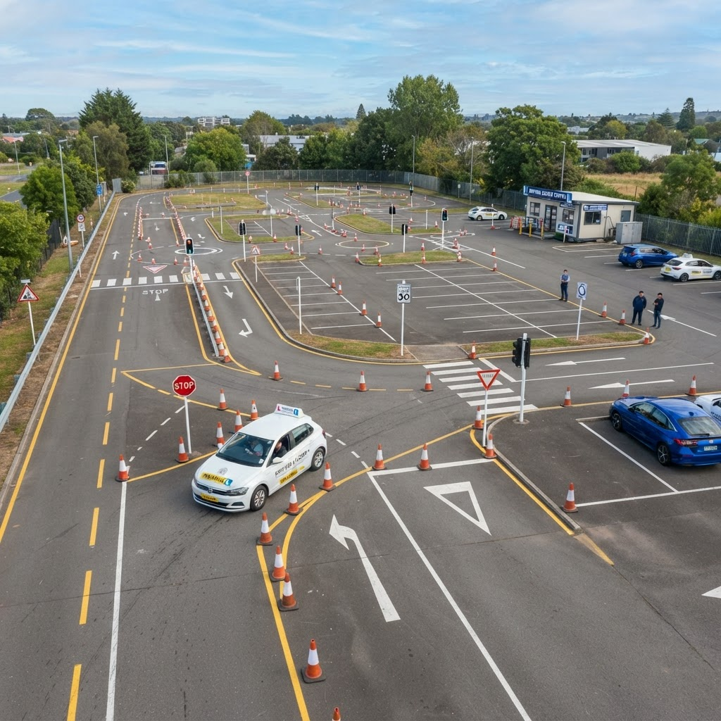 Pista de práctica de conducción