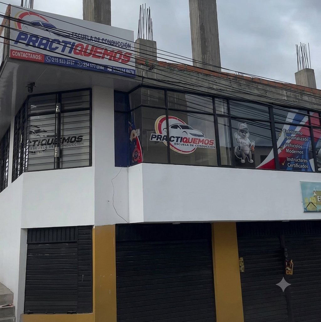 Fachada de la sede de practiquemos